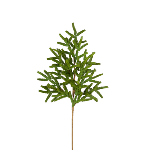 27" Norfolk Pine Spray | Faux Greenery Stem for Winter & Christmas Decor-XX9412 Craig Bachman