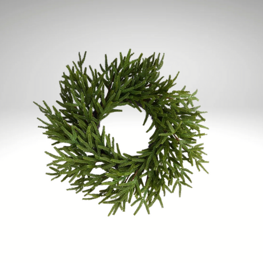 24" Norfolk Pine Wreath | Artificial Greenery Wreath for Holiday & Everyday Decor-XX9414 Craig Bachman