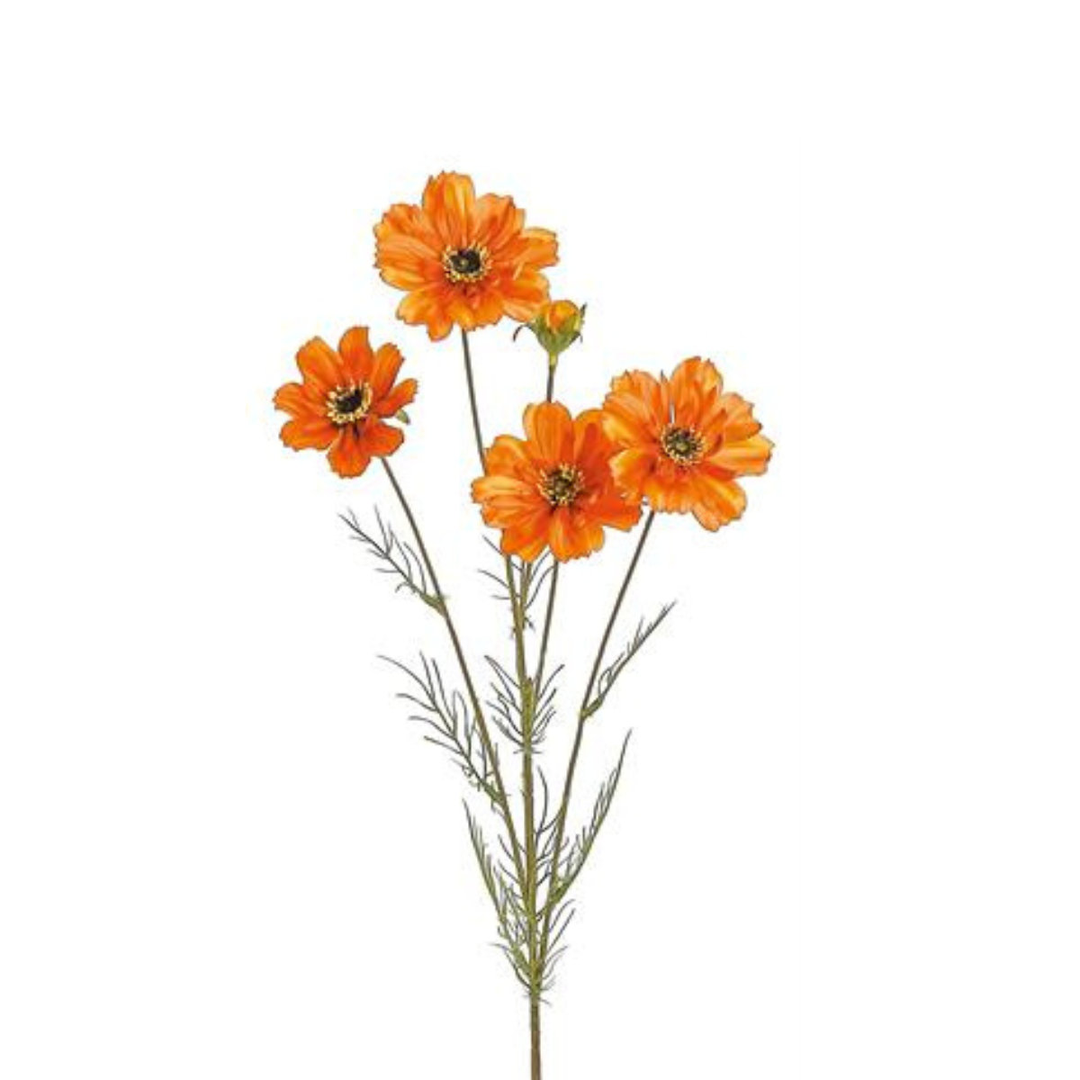 31" Orange Cosmos Spray for Fall Floral Arrangements-5357-OG Select Artificials