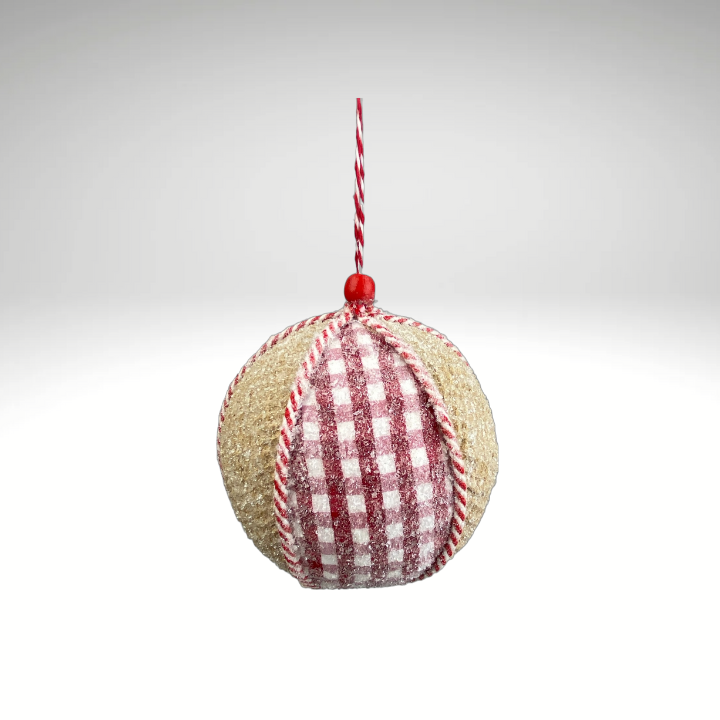 Peppermint Gingerbread Ornament – 5" Christmas Foam Ball Candy Decor-85780BA5 Liberty Floral