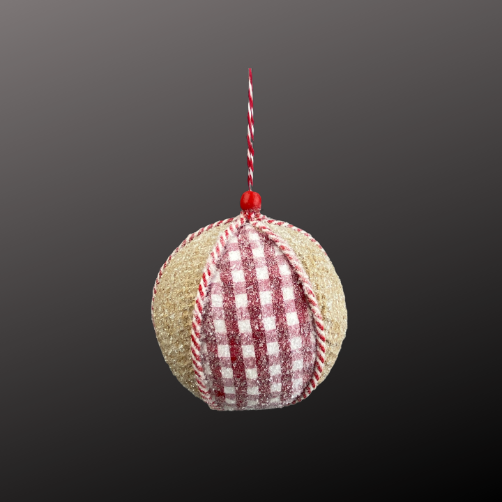 Peppermint Gingerbread Ornament – 5" Christmas Foam Ball Candy Decor-85780BA5 Liberty Floral