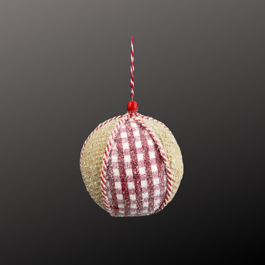 Peppermint Gingerbread Ornament – 5" Christmas Foam Ball Candy Decor-85780BA5 Liberty Floral