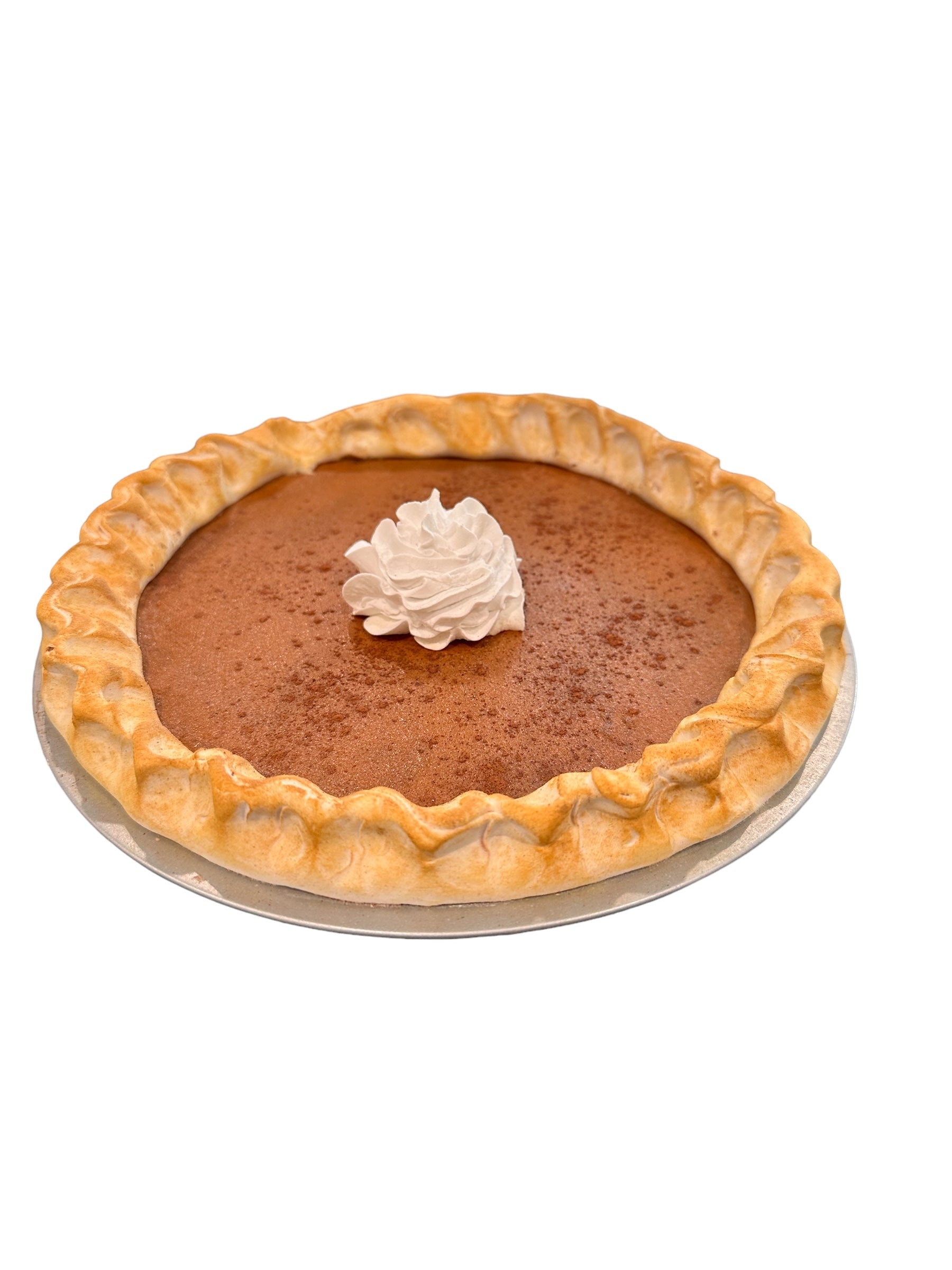 Realistic Traditional Faux Pumpkin Pie with Whipped Cream - 10 inch Decorative Pie, Perfect for Fall Decor, Kitchen Thanksgiving Decoration TCT Crafts