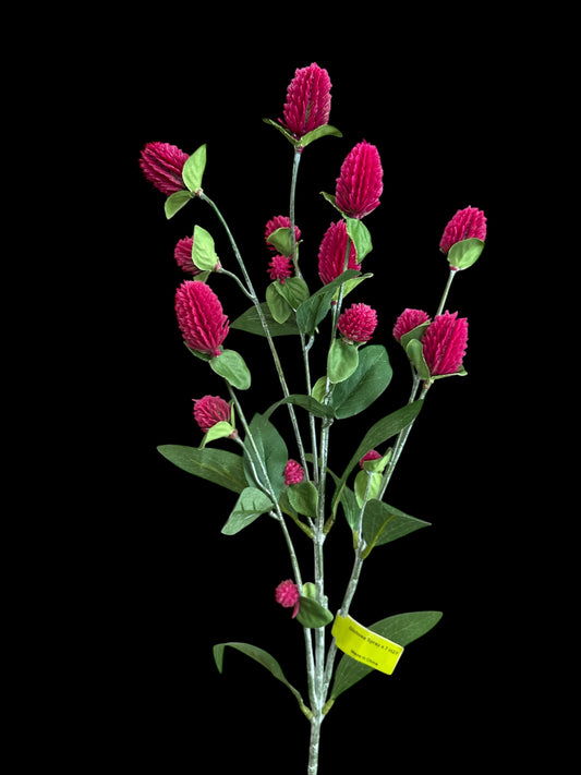 27'' Artificial Globosa Spray - 7 Stems for Floral & Home Decor