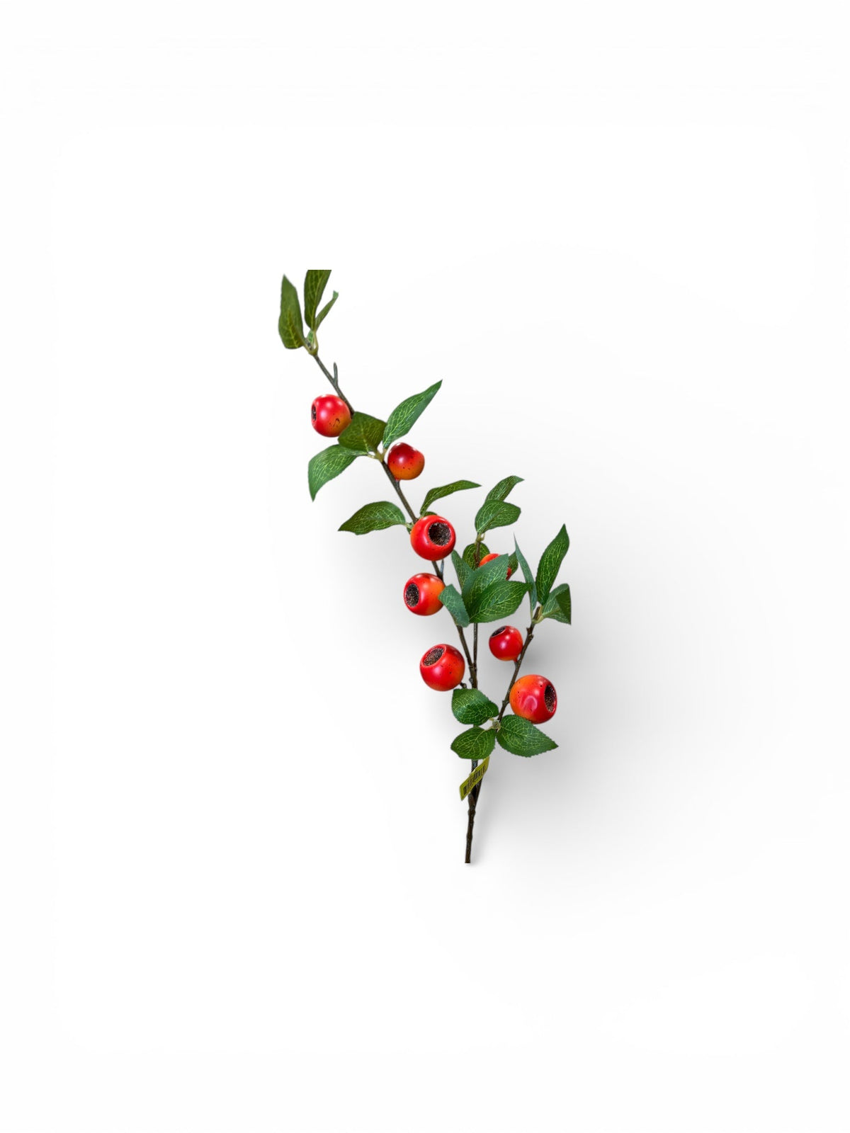 32 Inch Faux Crabapple Spray with 3 Stems-64022OR Liberty Floral