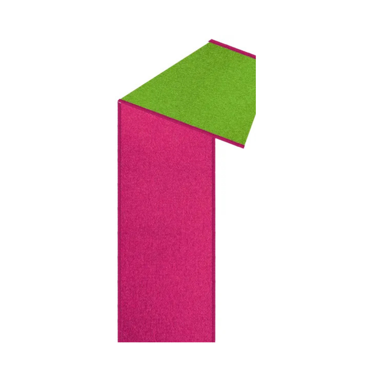 Hot Pink Green Satin Wired Ribbon 1.5x10yd | D’Lux Craft Ribbon-LX4001HE Craig Bachman