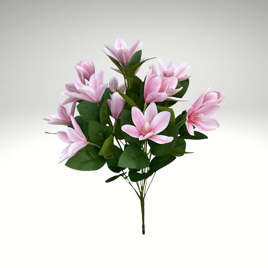 20" Japanese Magnolia Bush x7 | Pink Magnolia Floral Bush-64010PK Liberty Floral