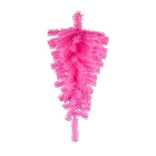 30" Hot Pink Artificial Pine Teardrop Swag - DIY Valentine's Decor, Flamingo Theme, Party Base -XX930622
