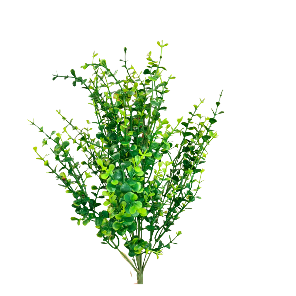 Plastic Boxwood Bush | Mixed Green Everyday Foliage | 21" x 12 Stems Sims Pottery