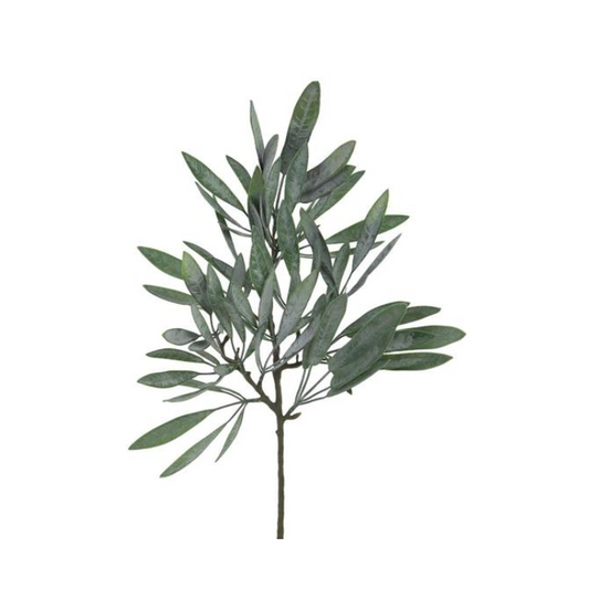 23" Plastic Eucalyptus Spray | Weatherproof Faux Greenery for Outdoor & Indoor Decor (FG5978)