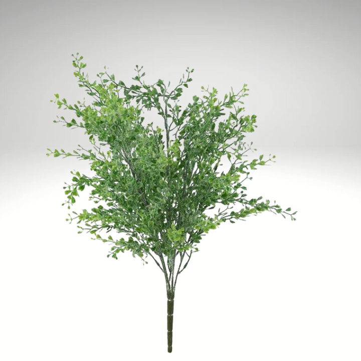 19" Glitter Mini Boxwood Bush | Sparkling Artificial Greenery Pick for Christmas Crafts Craig Bachman