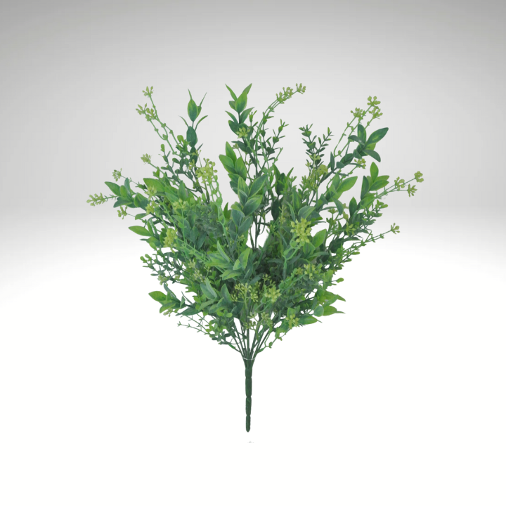 21" UV Resistant Greenery Bush for Outdoor Planters Golden Bell