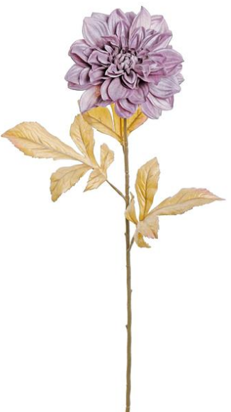 29" Pearl Purple/Mauve Artificial Dahlia Stem | Shimmer Faux Flower-L750-PRLMV Select Artificials