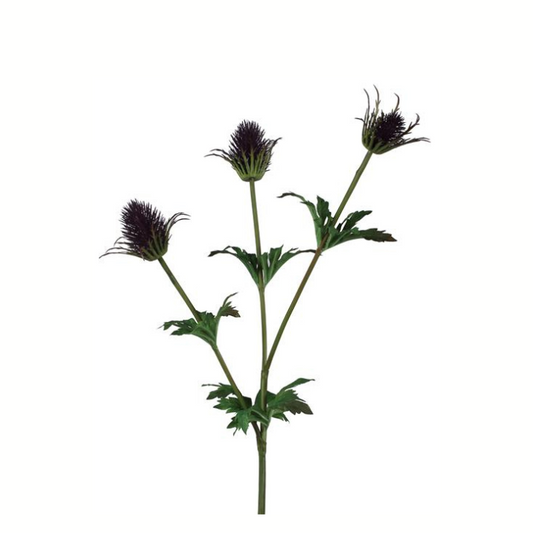 Purple Thistle Spray | 32" Artificial Floral Stem for Rustic & Gothic Arrangements-FS323623 Craig Bachman
