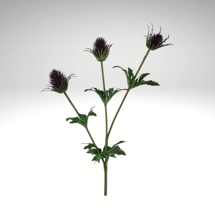 Purple Thistle Spray | 32" Artificial Floral Stem for Rustic & Gothic Arrangements-FS323623 Craig Bachman