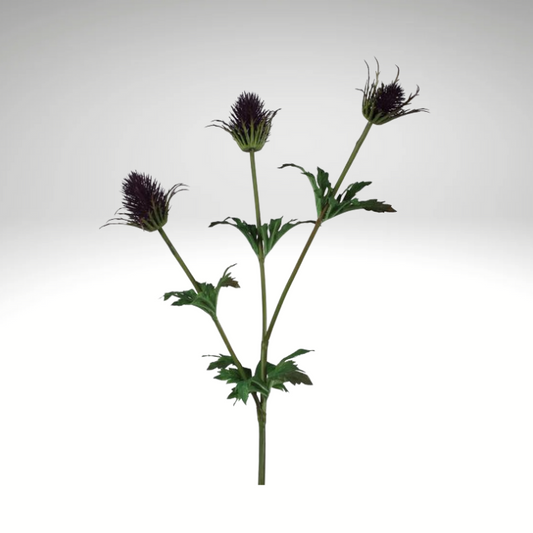 Purple Thistle Spray | 32" Artificial Floral Stem for Rustic & Gothic Arrangements-FS323623 Craig Bachman