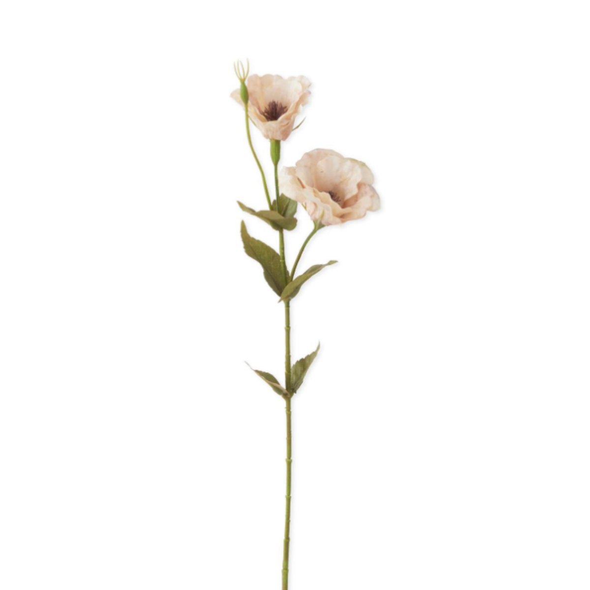 Real Touch Cream Bellflower Stem — 19 Inch Soft Floral Stem for Arrangements and Vase Styling -42536A-CR K & K Interiors