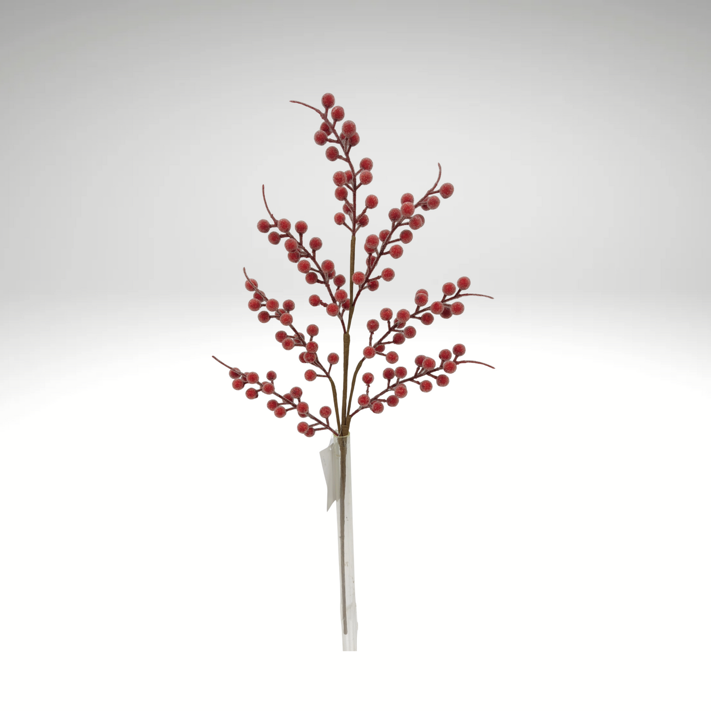 26" Iced Red Berry Spray | Artificial Christmas Berry Stem-32165 Golden Bell