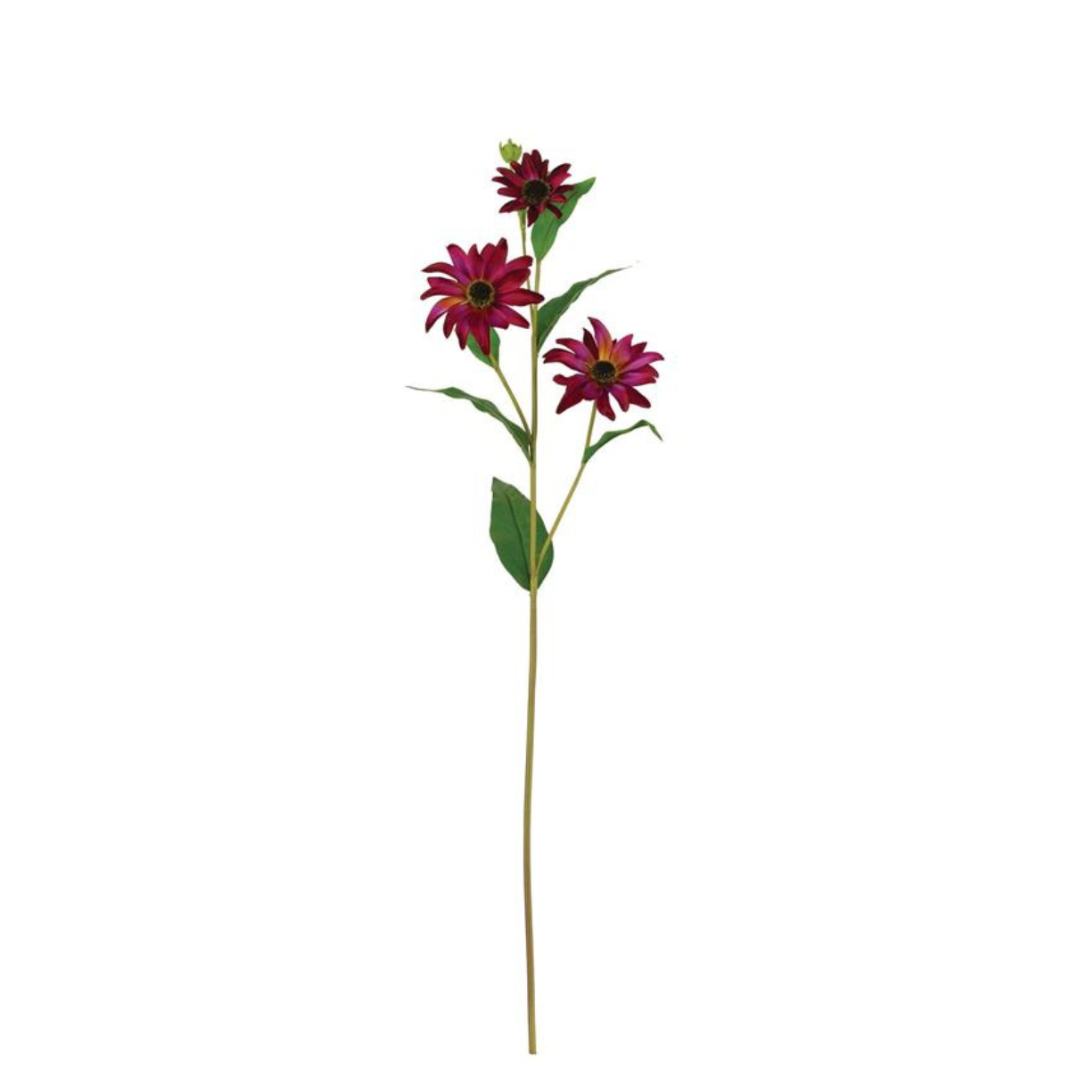 31" Red Orange Black-Eyed Susan Spray for Fall Arrangements-6398-ROG Select Artificials