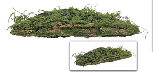 18" Small Tree Fern Bark Floral Arrangement Container - Dark Brown/Green (S1496/S) Select Artificials