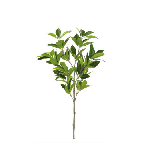 26" Artificial Shikibu Leaf Spray – Lifelike Greenery for Floral Arrangements & Home Décor (FL3569-G)