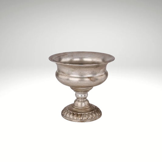 Pewter Silver Footed Compote Bowl for Floral Designs & Home Styling-KE272831 Craig Bachman