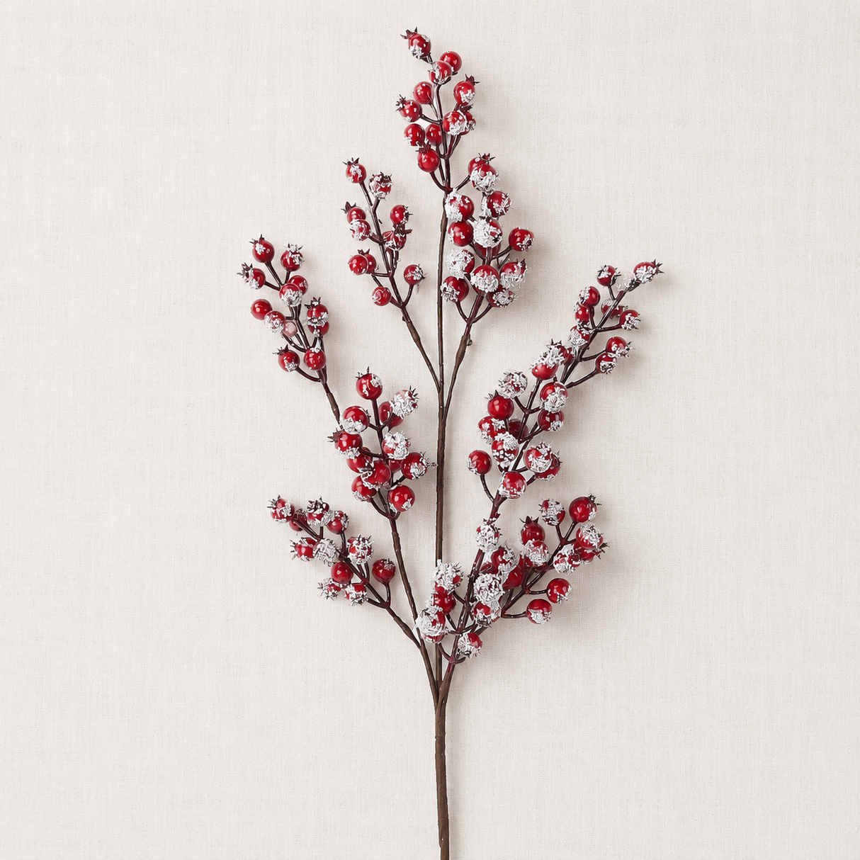31" Snow Red Berry Spray - Festive Winter Decoration for Home and Crafts-83571 Liberty Floral