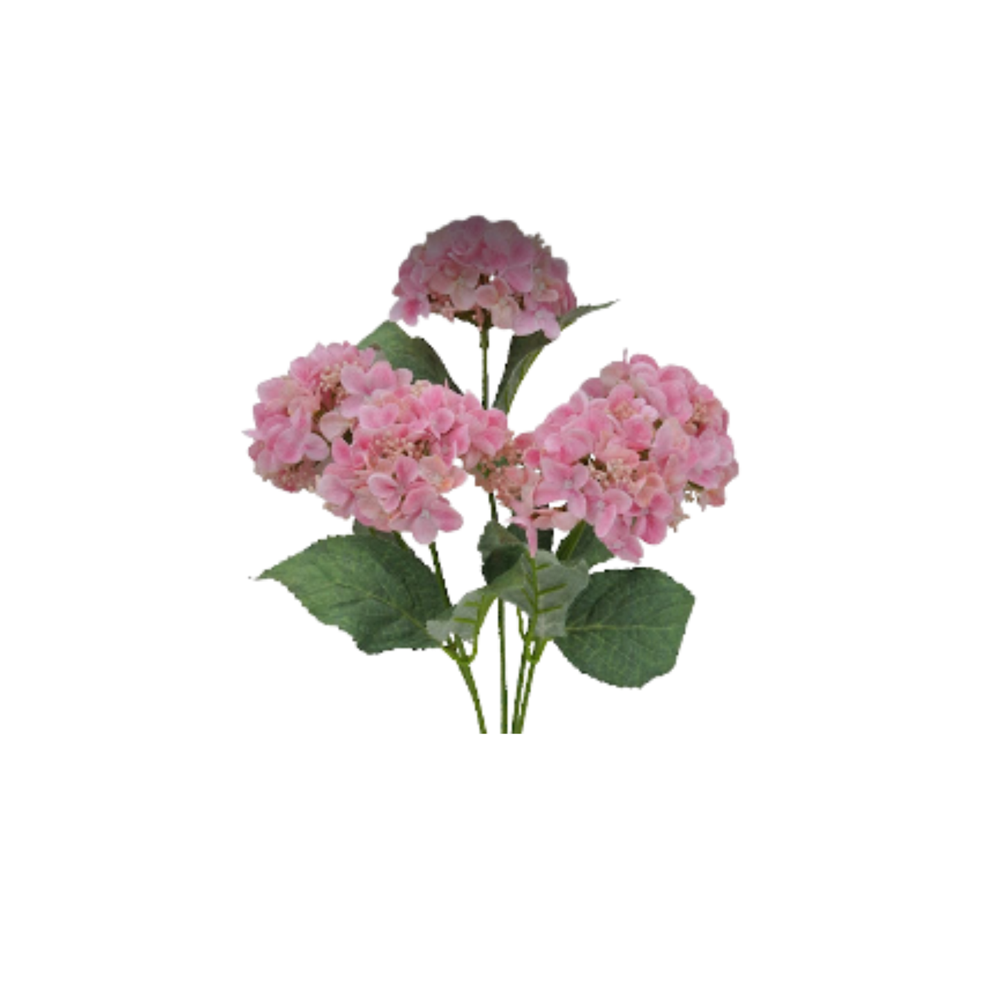 Soft Touch Hydrangea Bush Floral Stems-Choice of Color Golden Bell