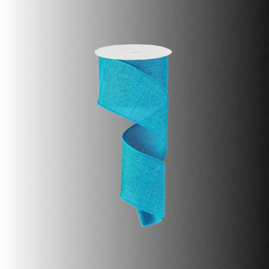 Turquoise Burlap Ribbon 2.5 Inch x 10 Yards-RG1279A2 Craig Bachman