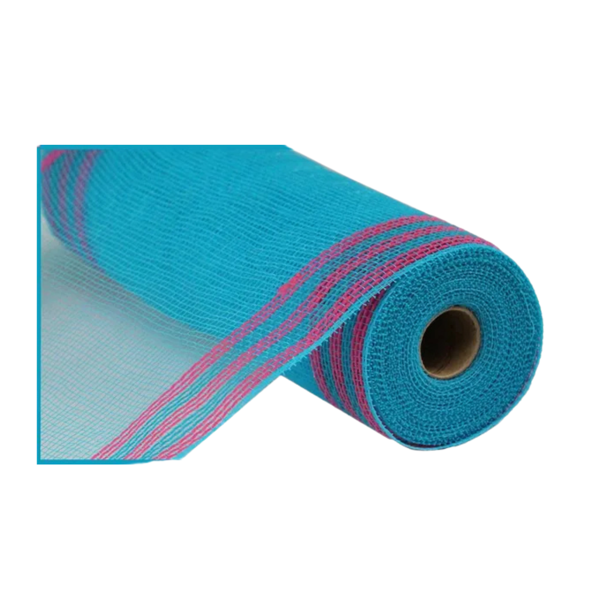 Turquoise Pink Deco Mesh Roll 10.25 Inch x 10 Yards-RY8325F9 Craig Bachman