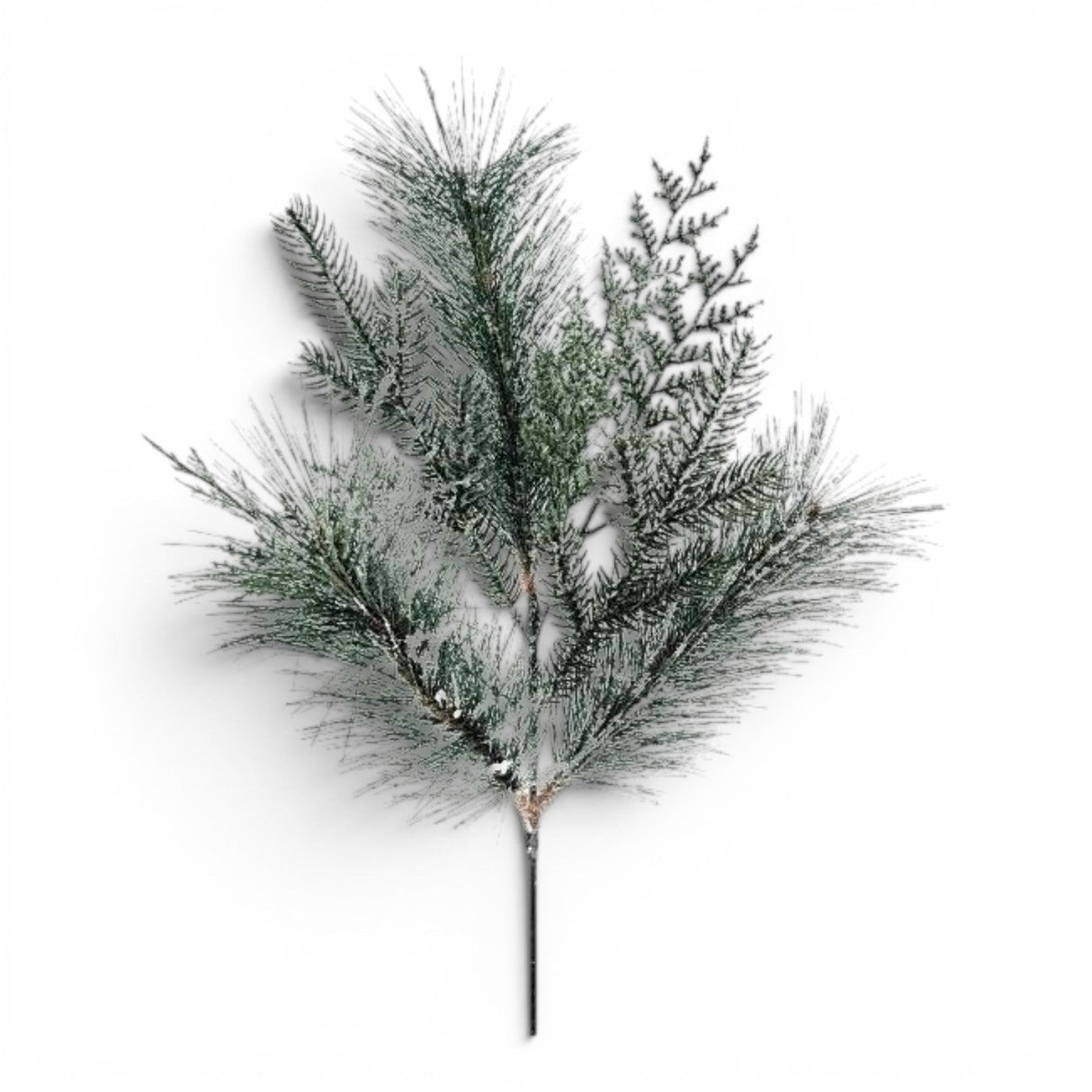 Frosty Mixed Pine Spray 24 Inch Artificial Winter Greenery for Christmas Decor-VS001 Sims Pottery