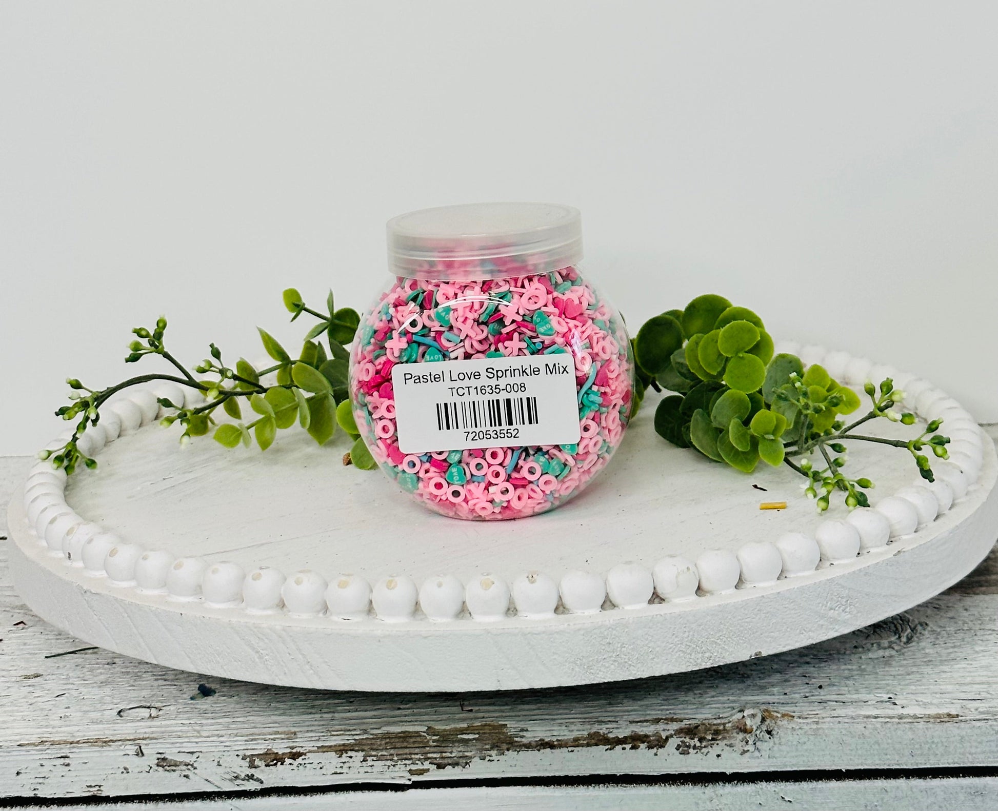 150g Pastel Love Valentine's Polymer Clay Sprinkle Mix - Ideal for Fake Bakes, Clay Art, Slime - Soft, Romantic, and Festive TCTCrafts