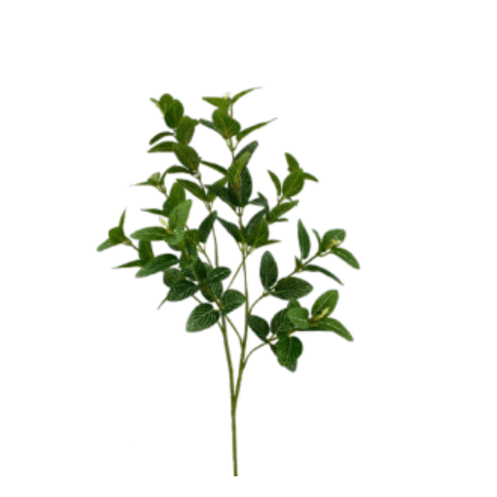 27" Faux Variegated Laurel Spray – Artificial Greenery Stem with 90 Leaves-13580GN Liberty Floral