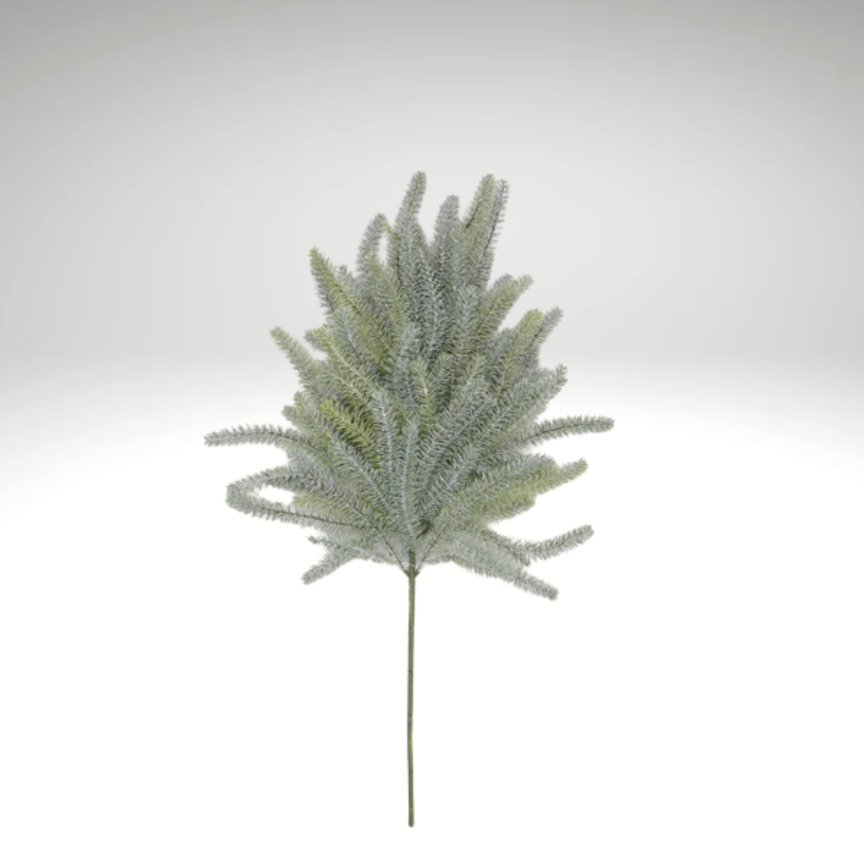 27.5 Inch Snowy Weeping Larch Pine Spray for Outdoor Winter Decor-XM13458FRGR Green Import