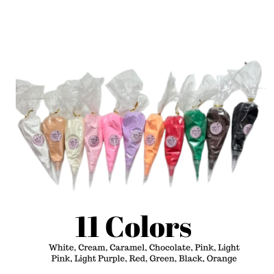 100g Cream Glue for Fake Baking and Faux Frosting - Thick Fudge Consistency with Free Plastic Tip - Available in Various Colors