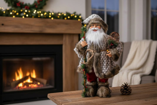 Woodland Standing Santa 24 Inch Christmas Decor-XN3711 Craig Bachman