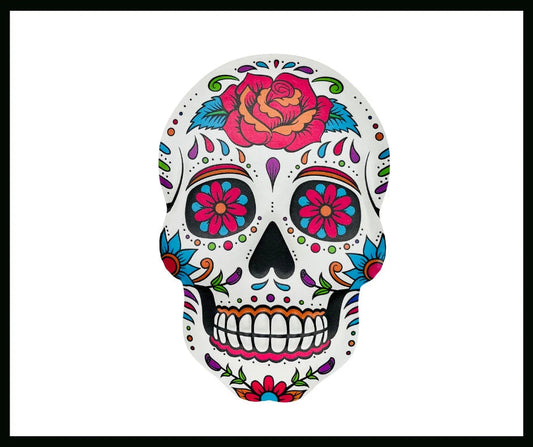 Sugar Skull Metal Sign Halloween Day of the Dead Wall Decor-MD0999 TCT Crafts