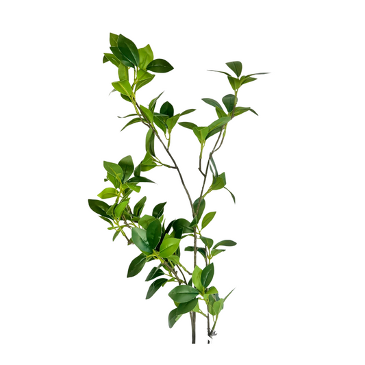 TCT Crafts Artificial 38" Green Mini Focus Leaf Branch - Craft and Home Decor Supply - Artificial Greenery for Arrangements - FL6103-G Select Artificials