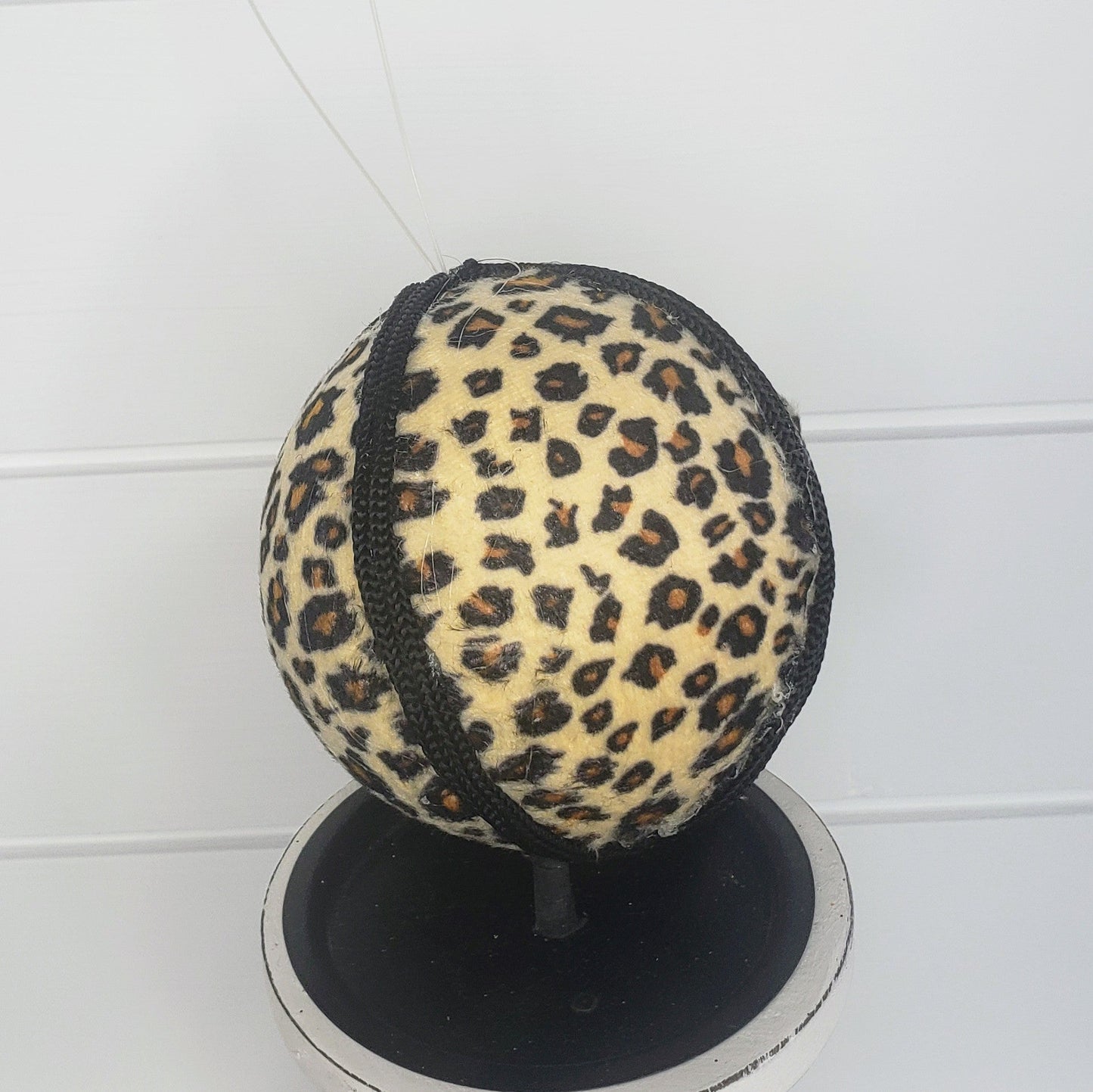 Natural Elegance: 4-Inch Animal Print Fabric/Foam Ornament - Natural Brown-(128893) TCT Crafts