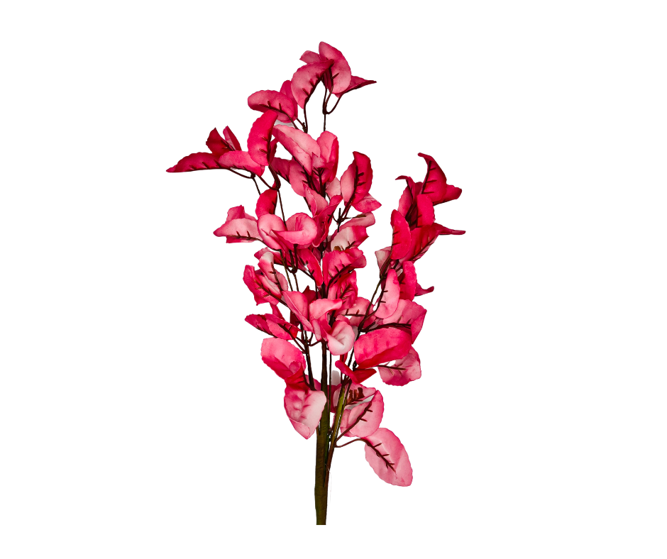 19H" Artistic Leaf Spray - Artificial Greenery in Choice of Vibrant Lime Green or Romantic Rose Pink-FG571931/FG571938 TCT Crafts