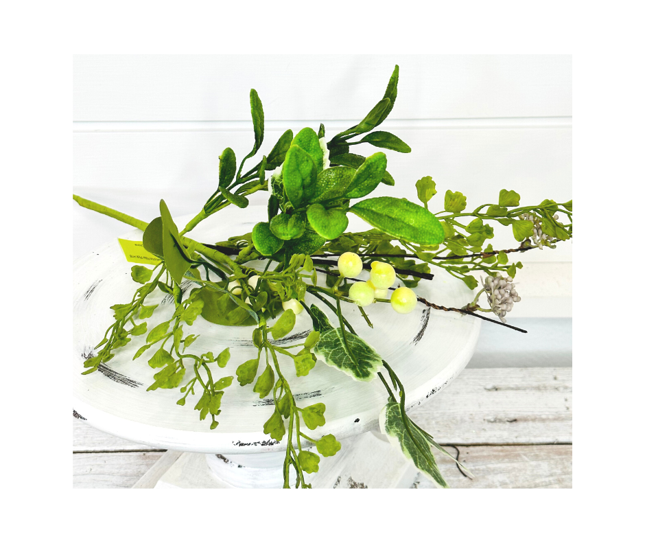 16"H Berry Eucalyptus Filler Pick - Refreshing Green Accent-63262SP16 TCT Crafts