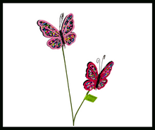 Load image into Gallery viewer, 24&quot; Pink Butterfly Spray - Vibrant Artificial Floral Accent - Perfect for Home Decor, Weddings, Parties, and Crafts-63286PK