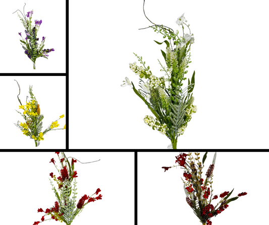 24H" Paper Flower Eva Leaf Berry Bush - Elegant Artificial Greenery in Your Choice of Colors TCT Crafts