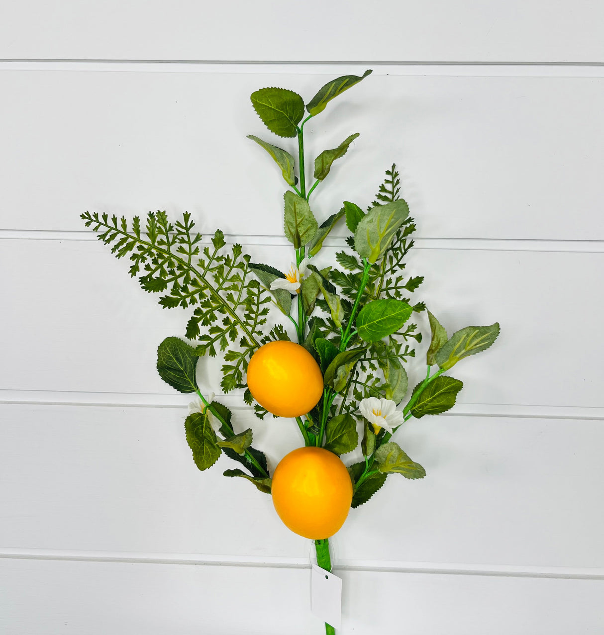 24" Artificial Mixed Greenery Lemon Spray - Fresh and Vibrant Accent-EC8265 TCT Crafts