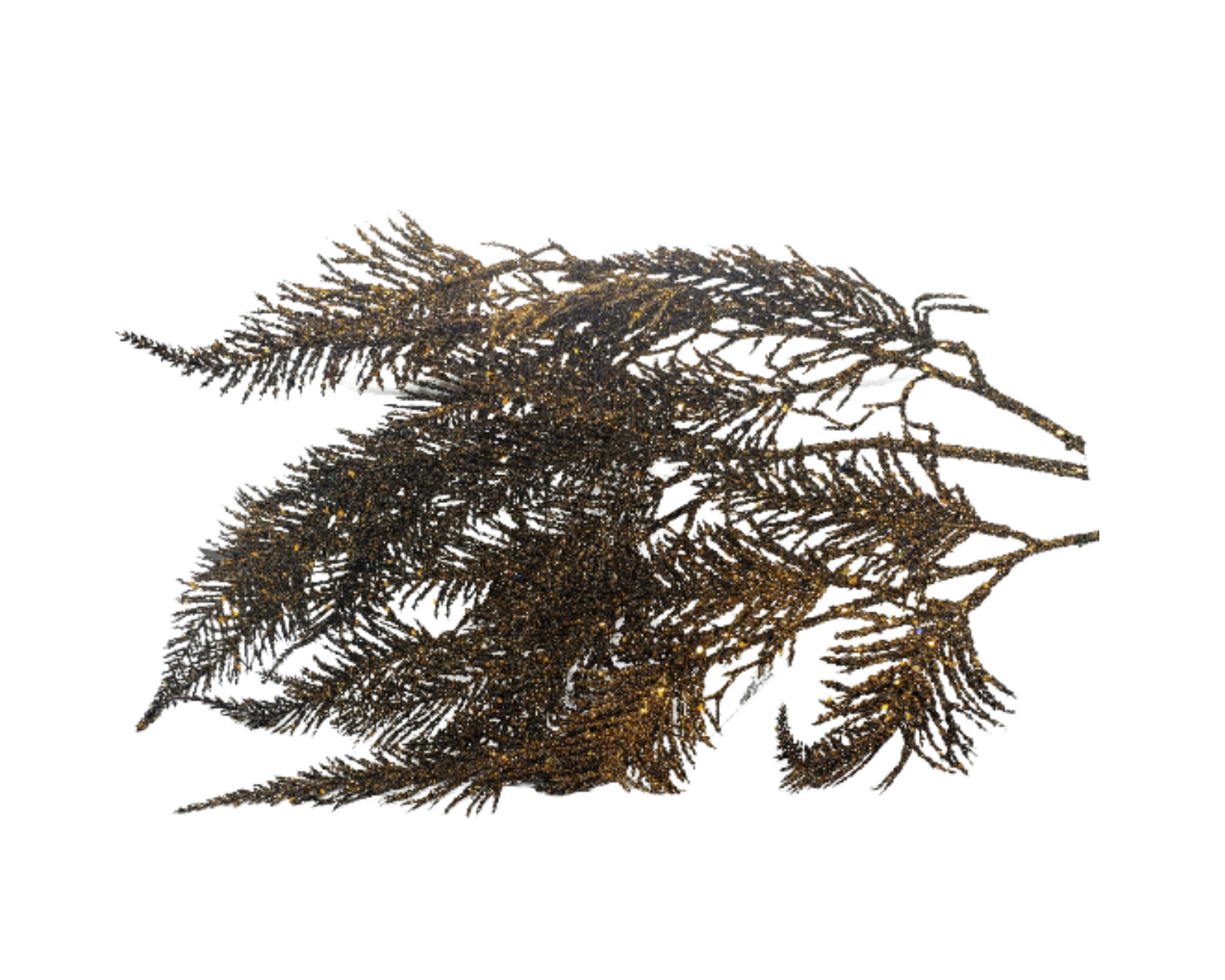 37"L Lace Fir Spray - Elegant Copper and Black Holiday Accent-XS5551A7 TCT Crafts