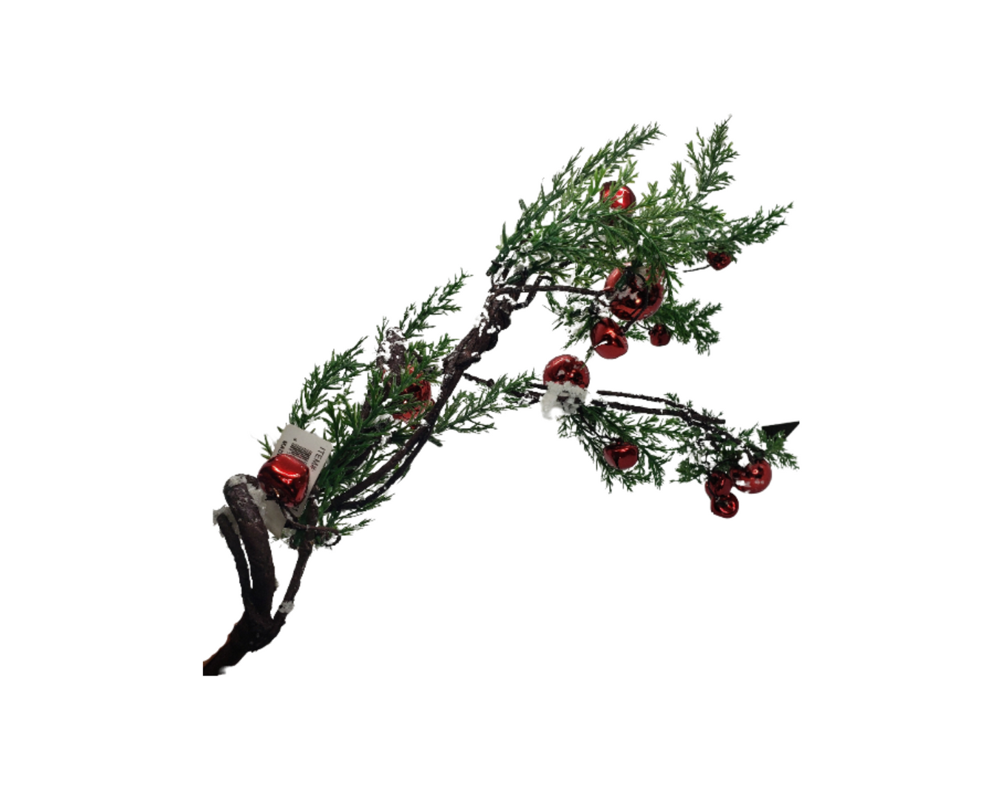 32"L Snow Pine Needle Ball Spray - Sparkling Silver, Green, White, and Red-XV794031 TCT Crafts
