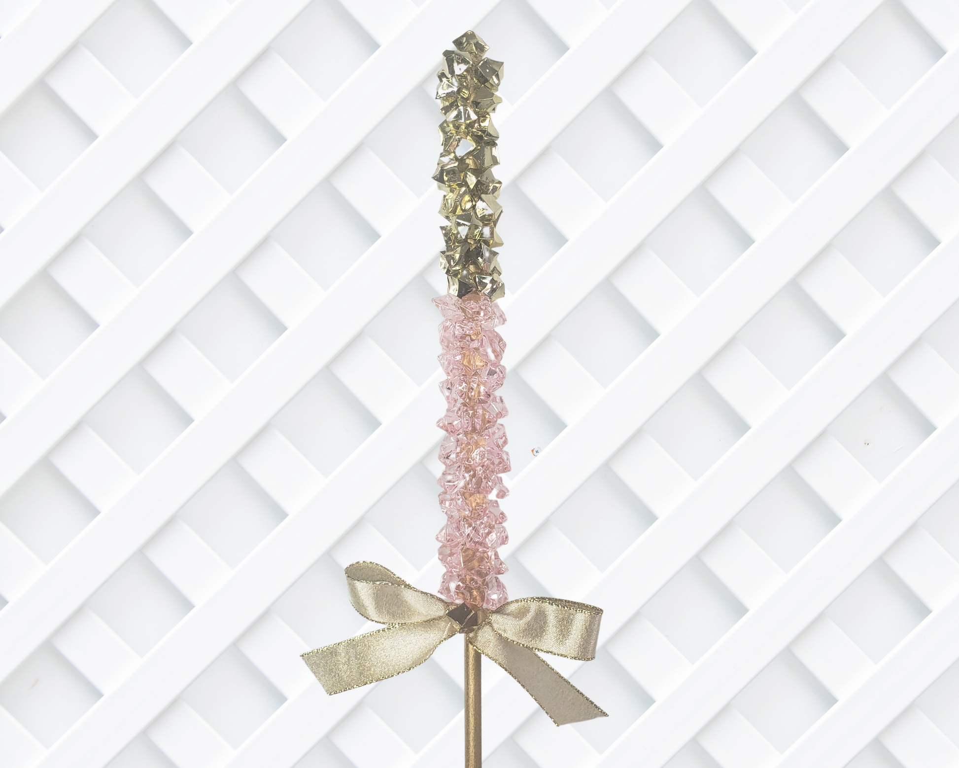 12" Pink & Gold Rock Candy TCT Crafts