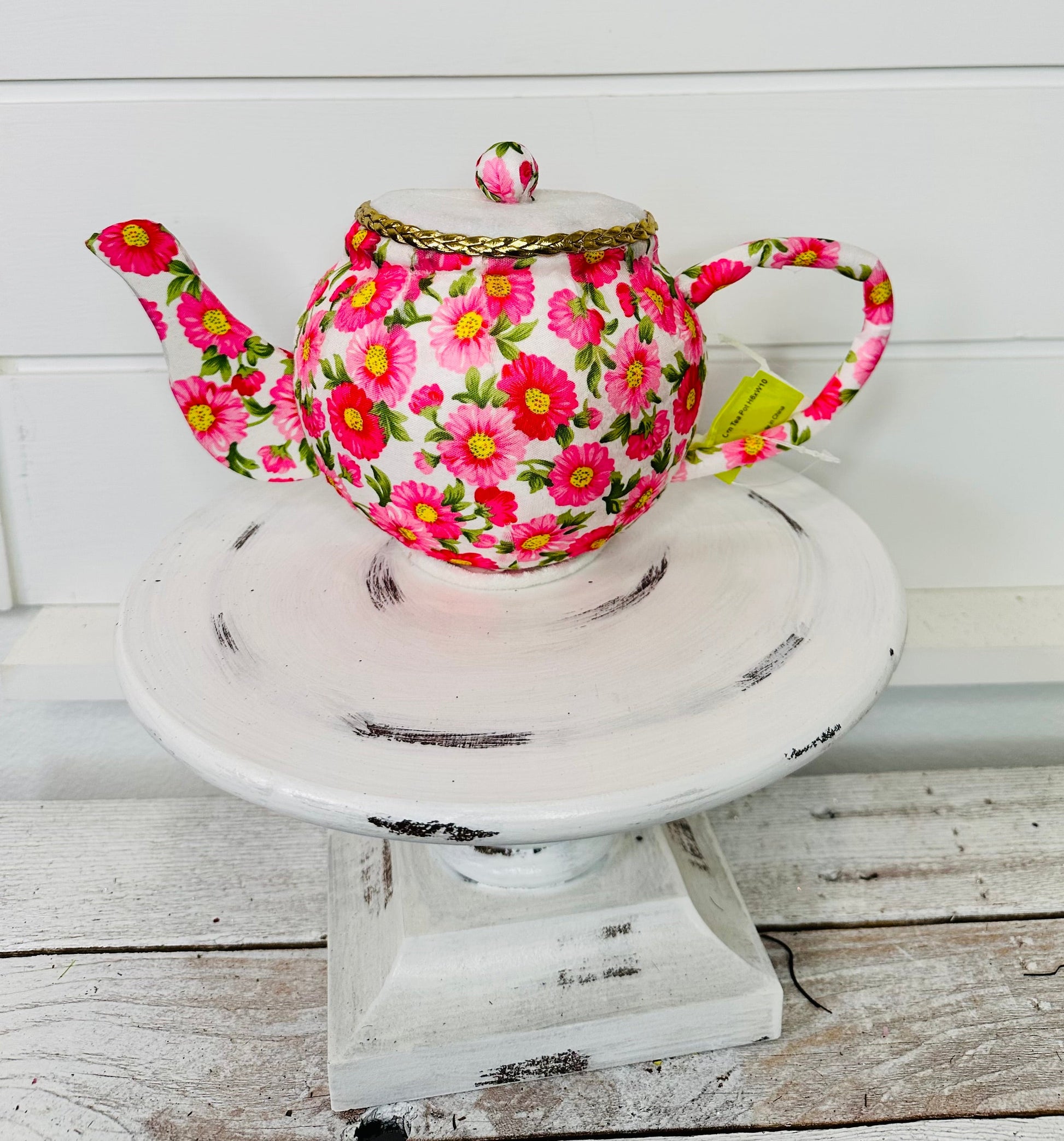 63202PK -H6xW10 Pink Foam Tea Pot Wreath Attachment TCT Crafts