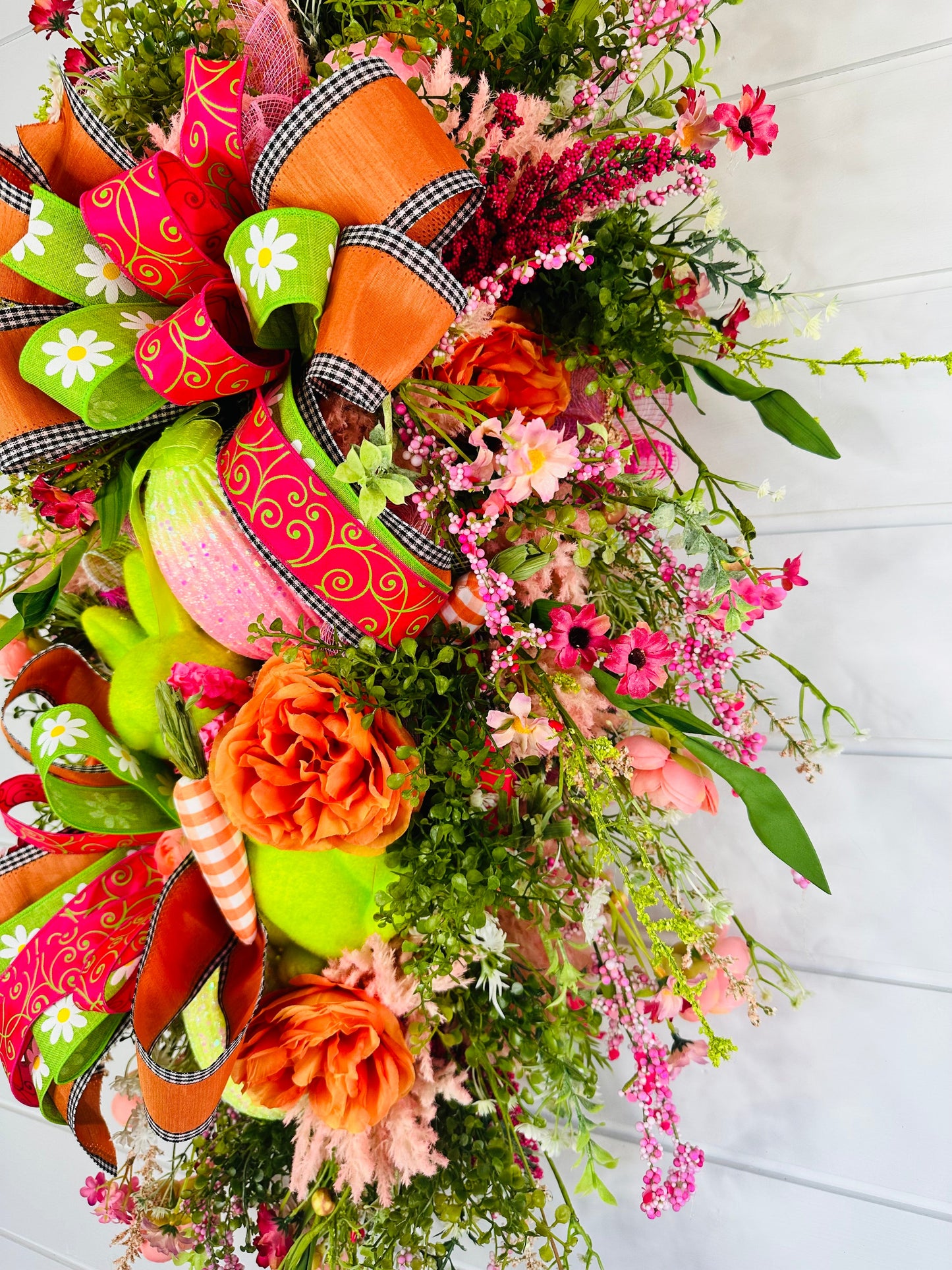 Designer Spring Easter Floral Door Swag-TCT1614 TCT Crafts