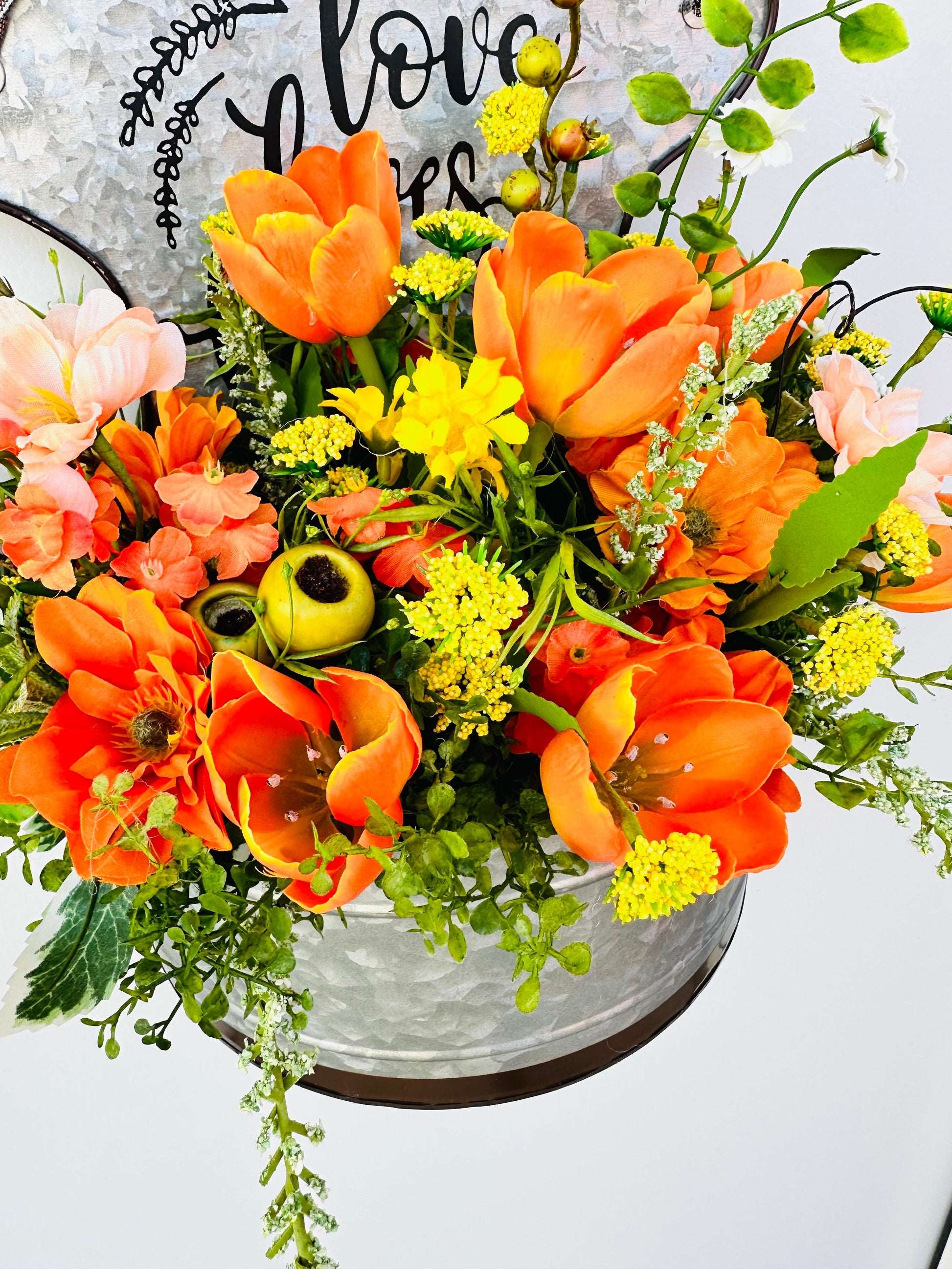 Mother's Day Wildflower Door Hanger/Arrangement -TCT1620 TCT Crafts